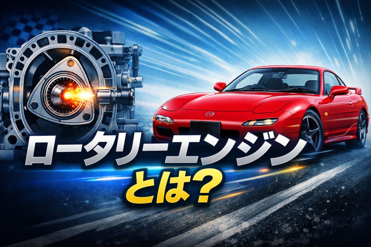 ロータリーエンジンとは？仕組み・特徴・メリットとデメリットをわ …