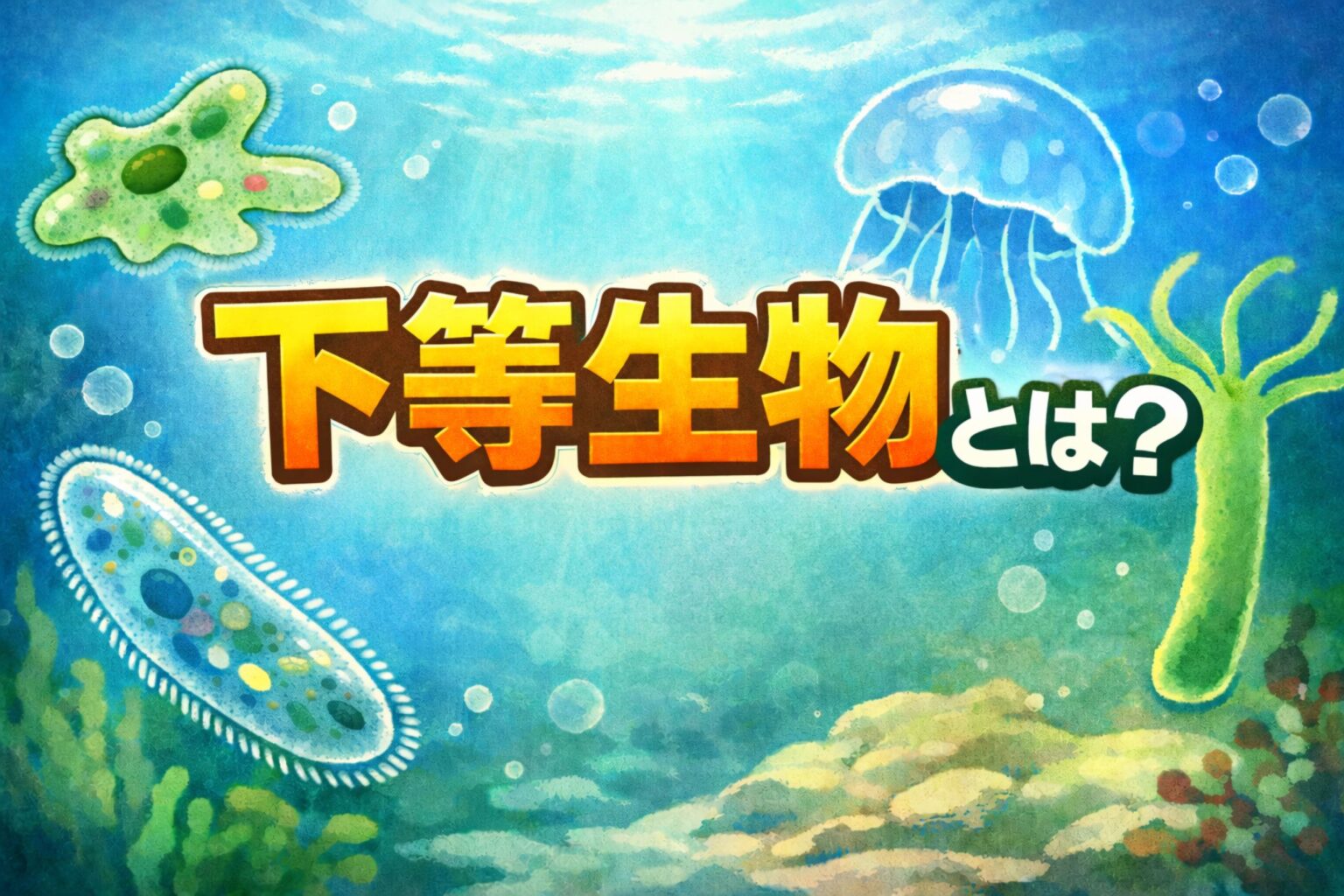 下等生物とは?意味・使い方・現代の考え方をわかりやすく解説 | アナライズ