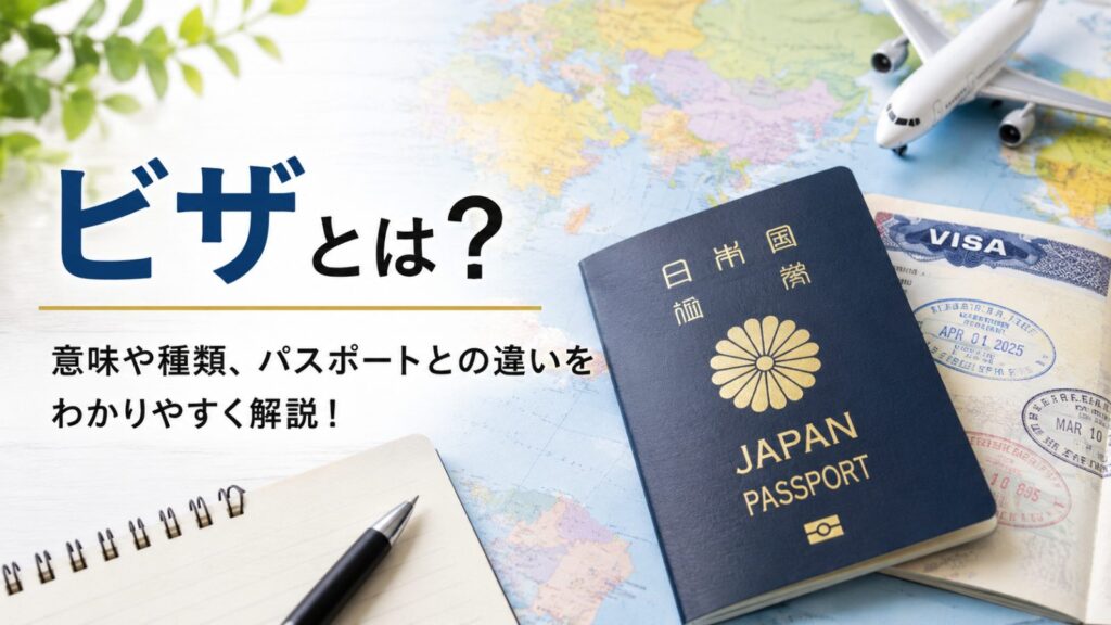 ビザとは?意味やパスポートとの違い、種類をわかりやすく解説 | アナライズ