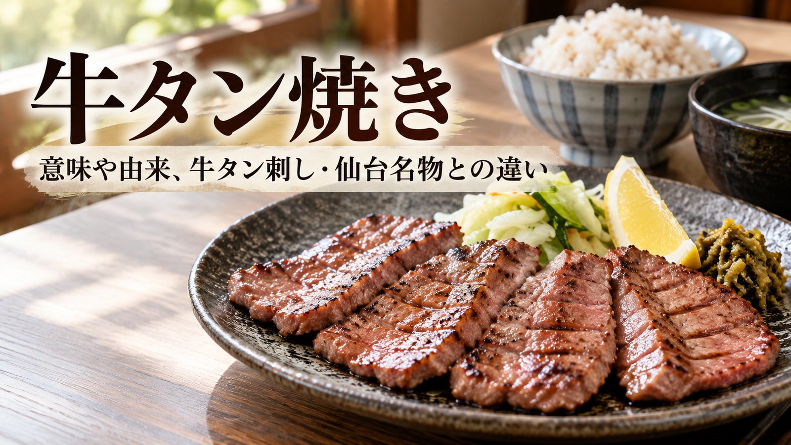 牛タン焼き